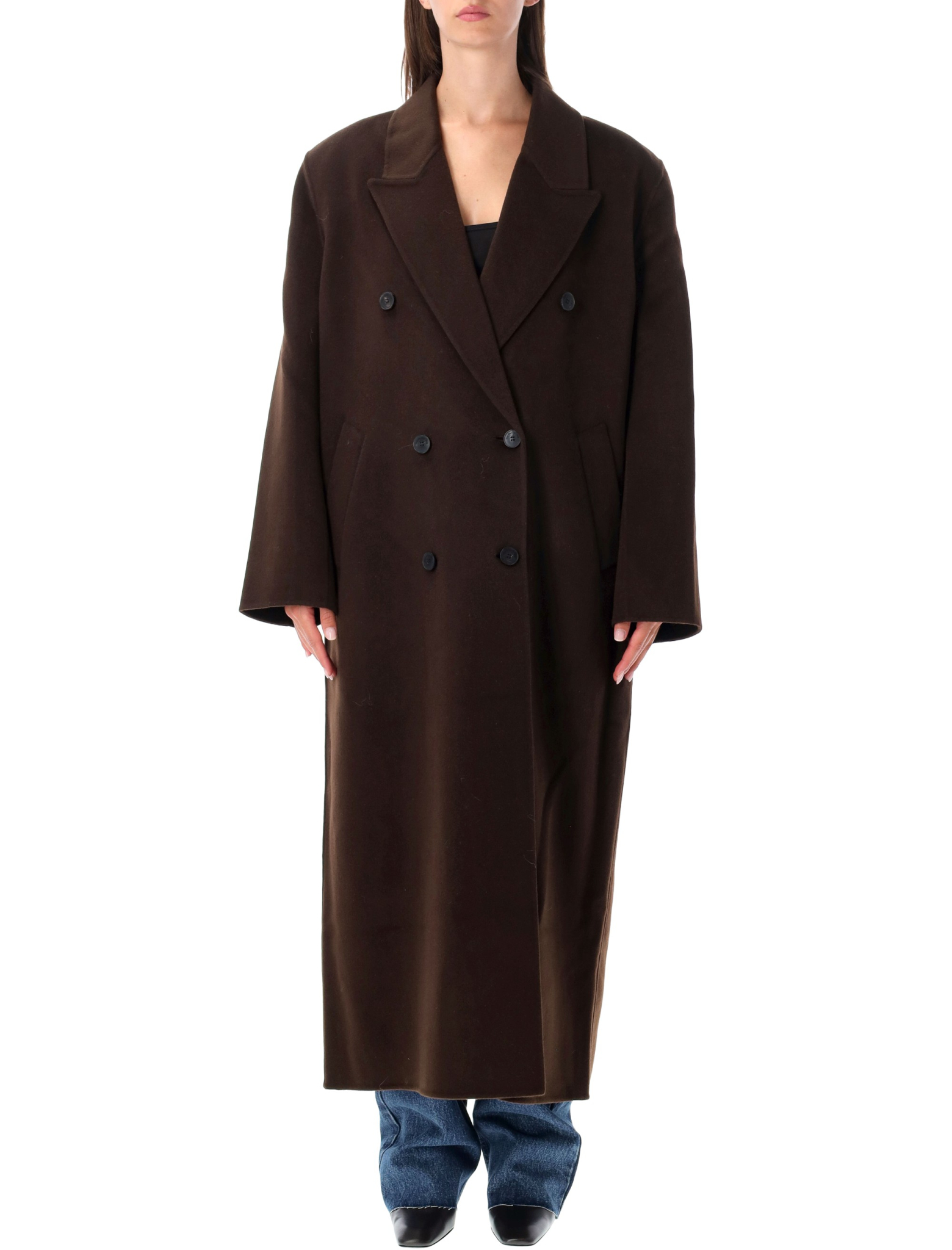[THE FRANKIE SHOP] Coat FW26 COFS045562000BROWN
