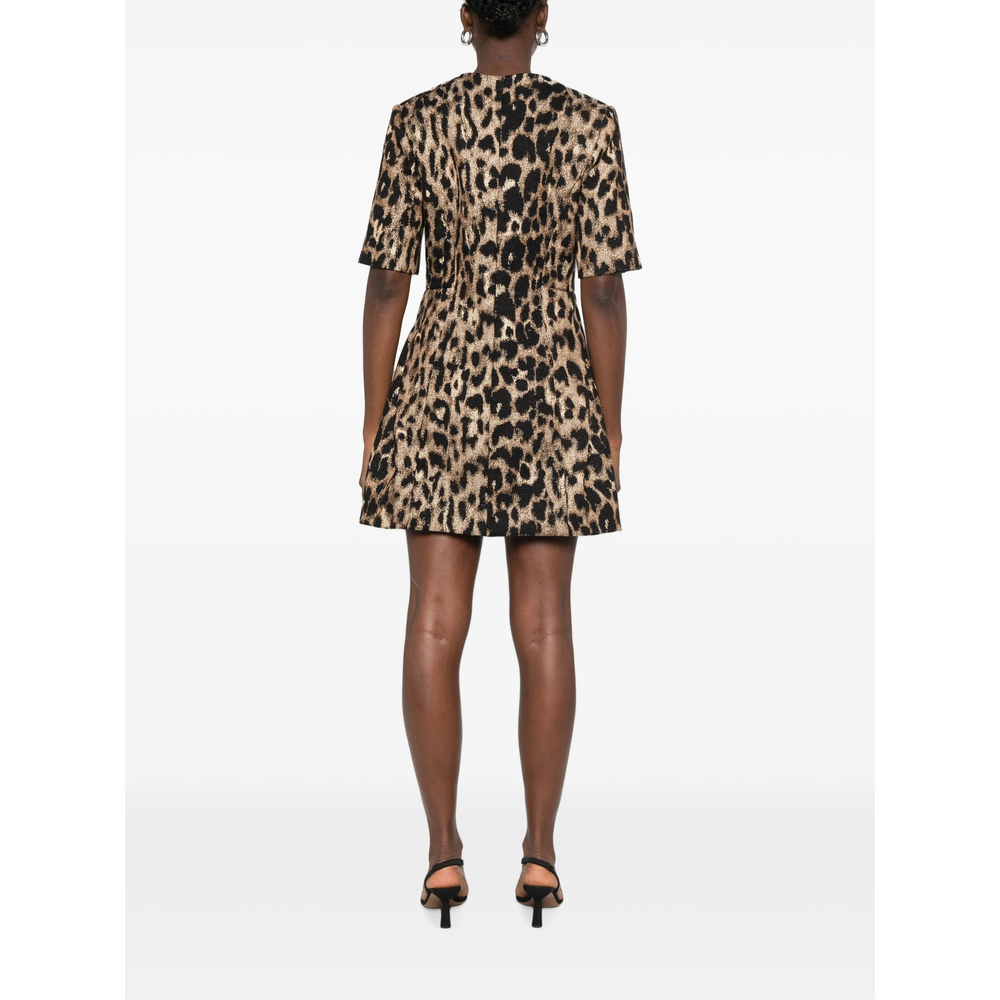 [De Santis] Short sleeve dress FW26 AB170  LEOPA