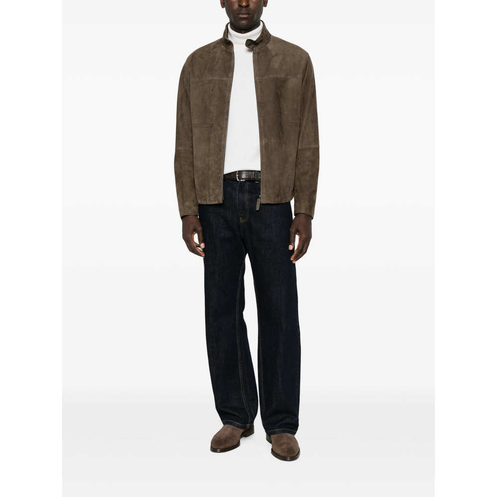 [BRIONI] Leather Jacket FW26 PLDH0L P0702 2600