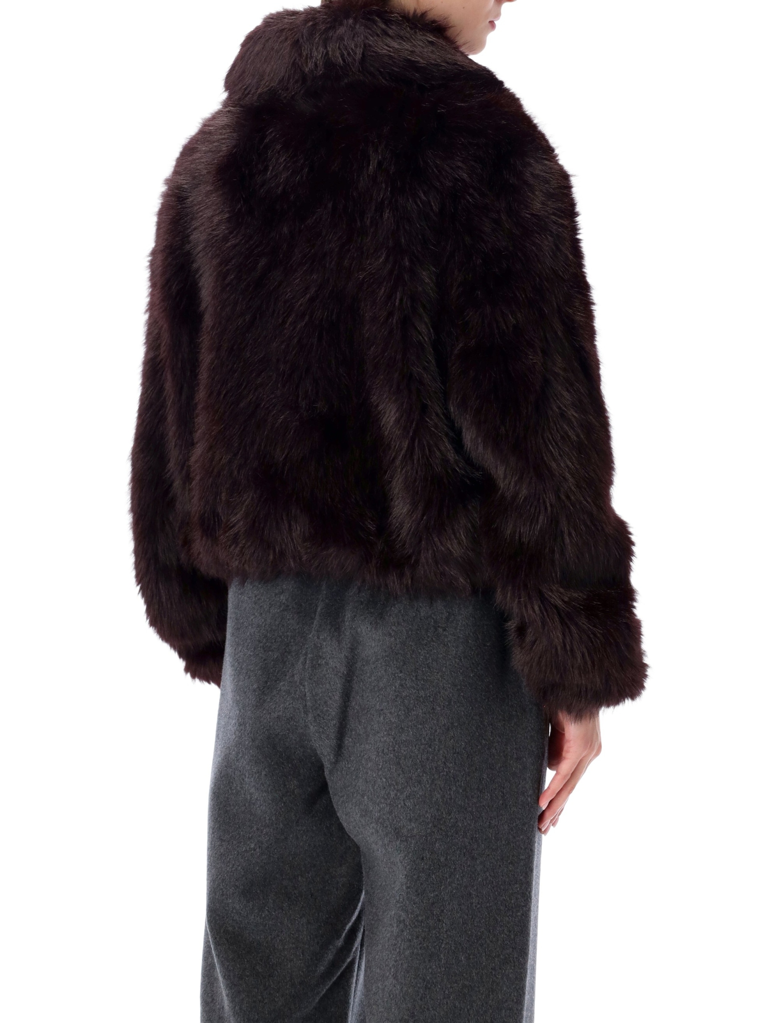 [THE FRANKIE SHOP] Coat FW26 JAFS041292880DARK PLUM