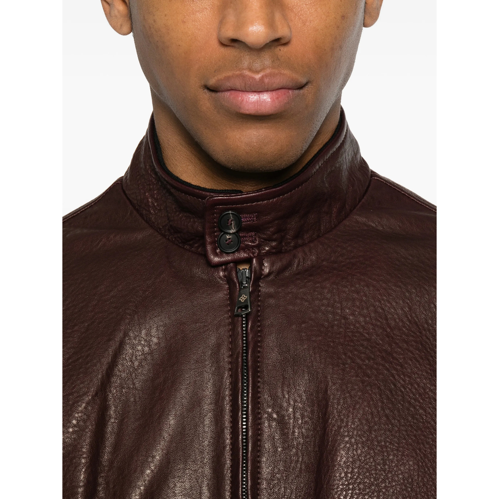 [TAGLIATORE] Leather Jacket FW26 CHI26-06 ICE BAROL