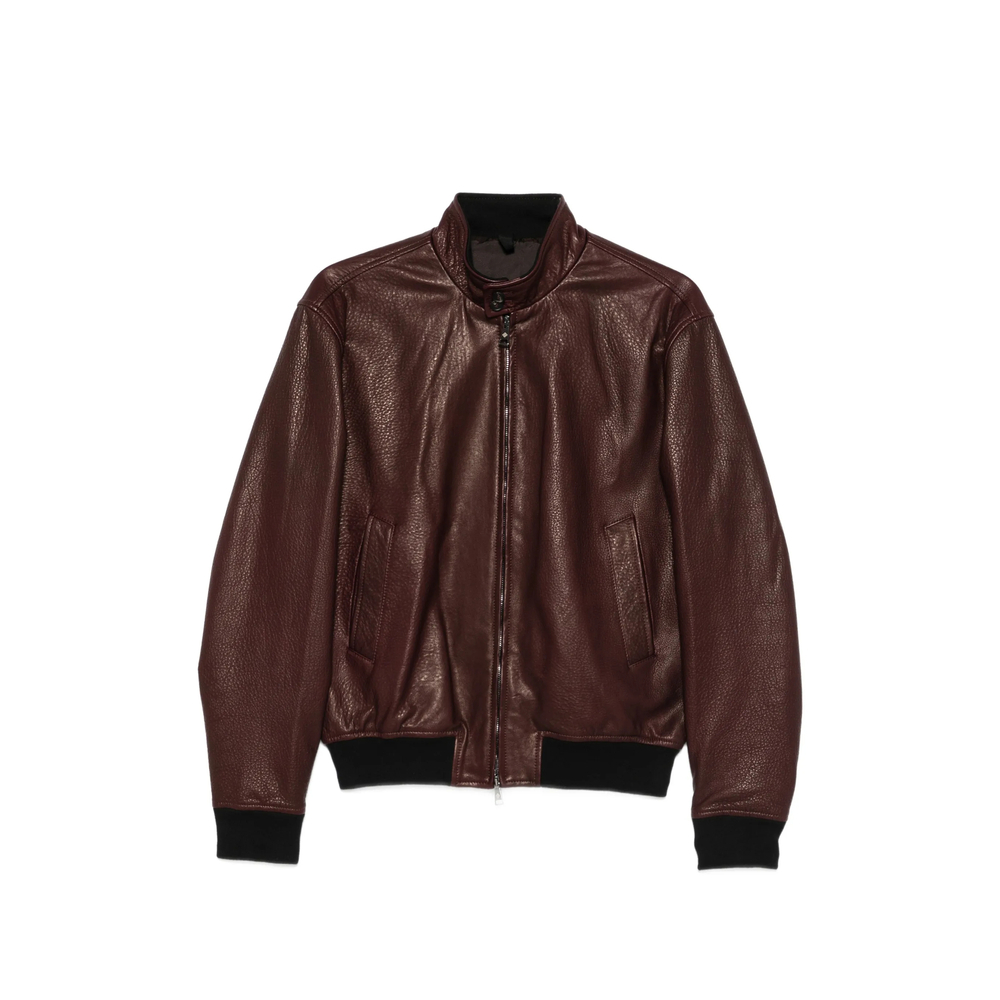 [TAGLIATORE] Leather Jacket FW26 CHI26-06 ICE BAROL