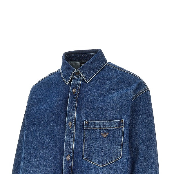 [Emporio Armani] Shirts FW26 EM007105AF17805MB002-MB002
