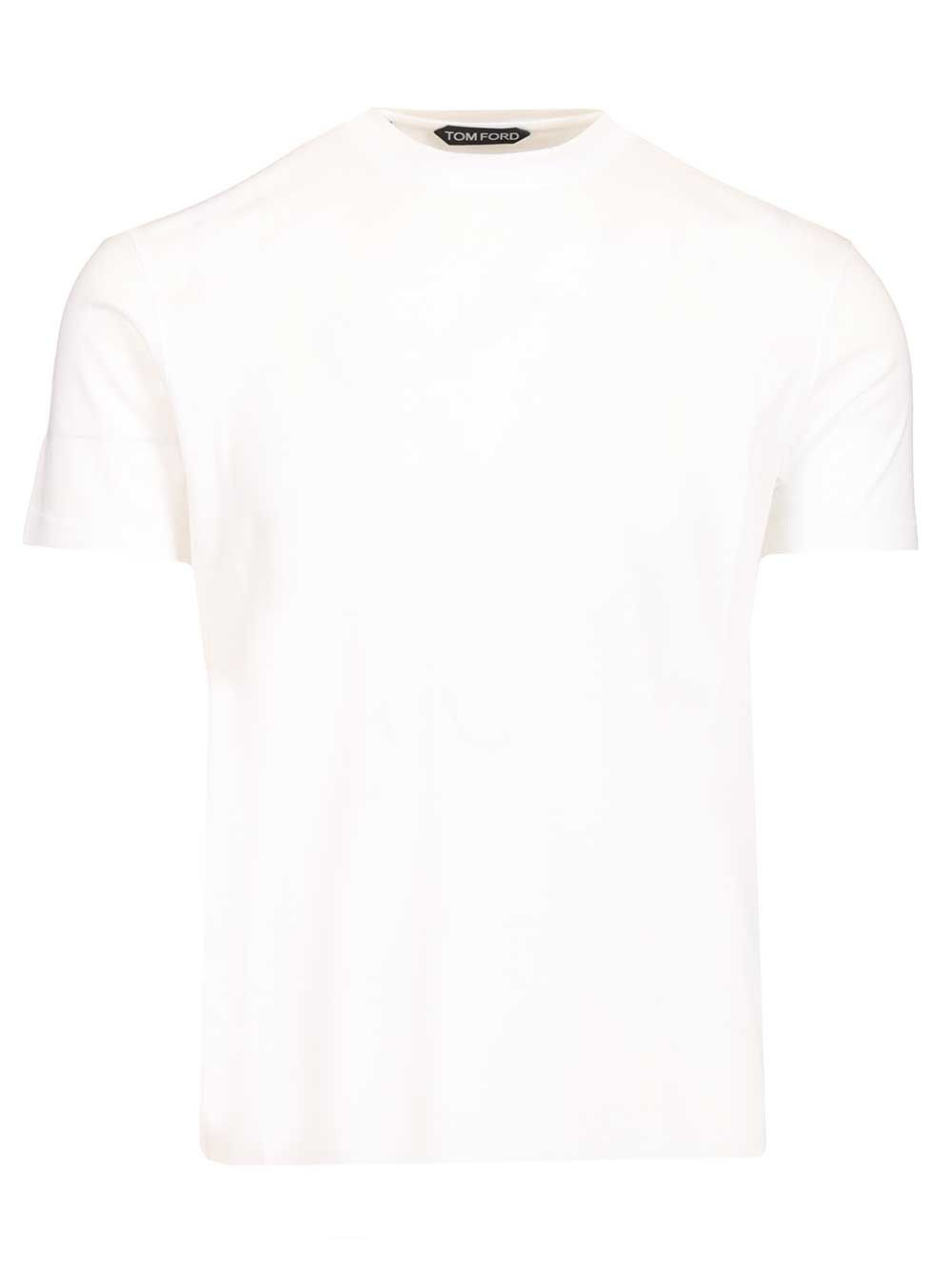 [Tom Ford] T-shirts Short Sleeve CO JCS004-JMT012WAB