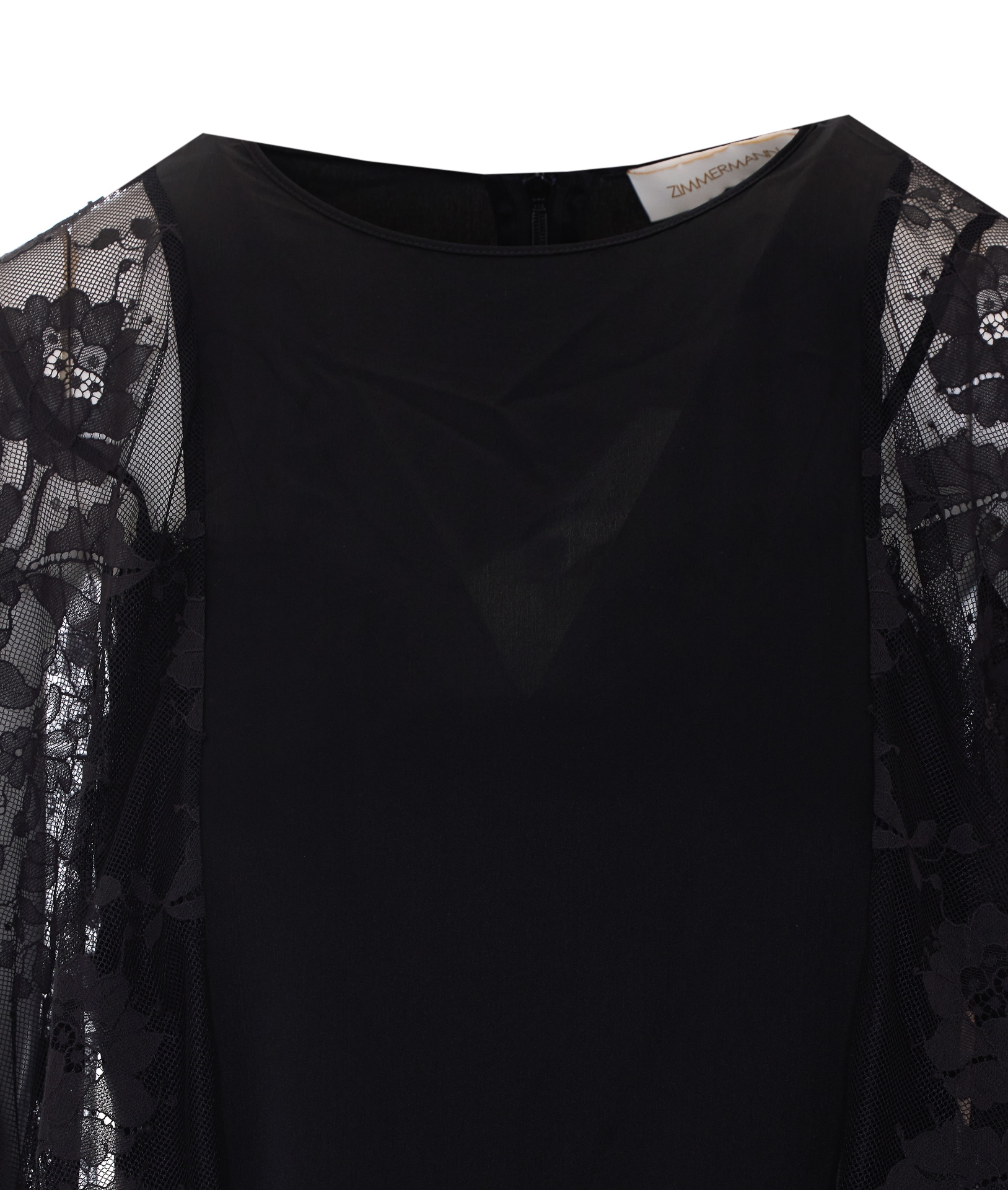 [Zimmermann] Long sleeve dress FW26 9586DF261BLK