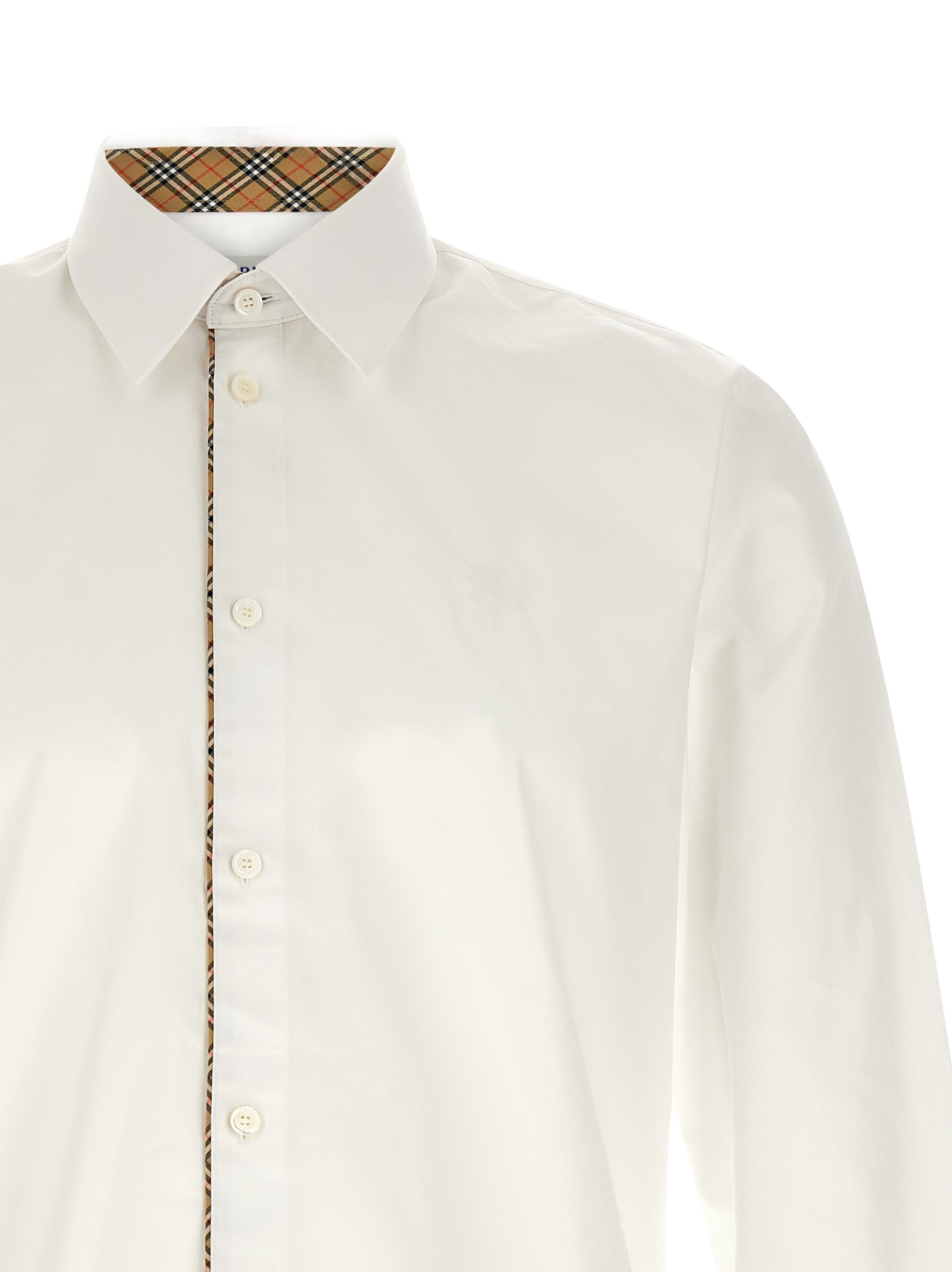 [Burberry] Shirts Long Sleeve FW26 8127274OPTICWHITE