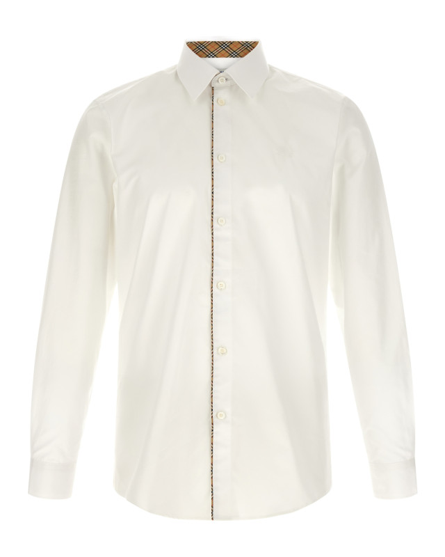 [Burberry] Shirts Long Sleeve FW26 8127274OPTICWHITE