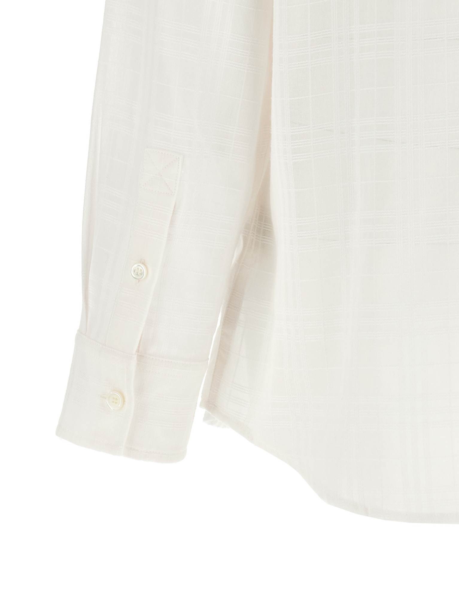 [Burberry] Shirts Long Sleeve FW26 8128113CHALKWHITEIPCHECK