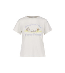 [RE / DONE] T-shirts Short Sleeve FW26 024 02WCGT429VINTAGE WHITE