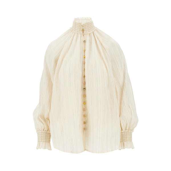 [Zimmermann] Shirts Long Sleeve FW26 9074TSS261.CRM-CRM