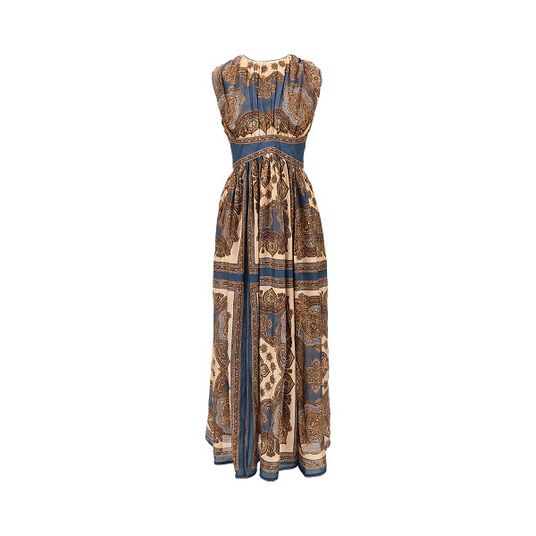 [Zimmermann] Sleeveless dress FW26 5514DSS263.DBPL-DBPL