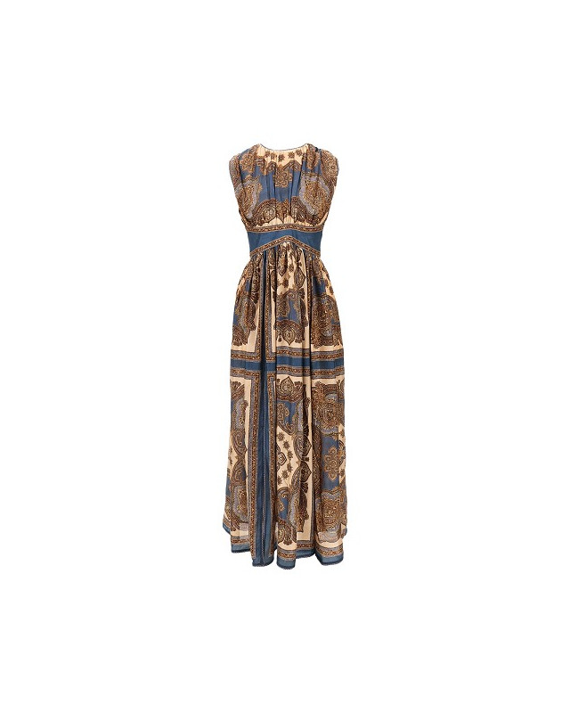 [Zimmermann] Sleeveless dress FW26 5514DSS263.DBPL-DBPL