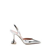 [Amina Muaddi] Slingback FW26 HOLLI 95 SILVE