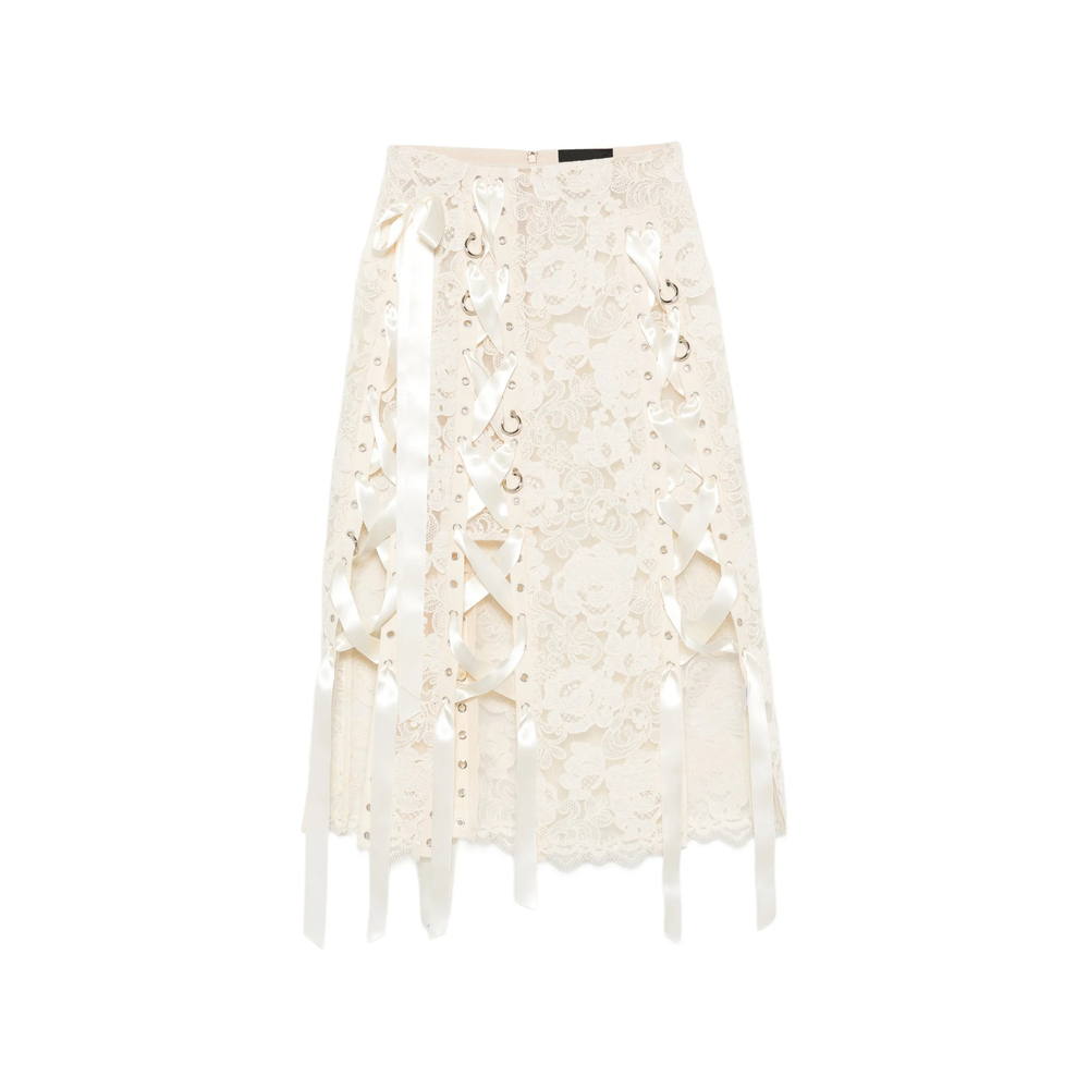 [Simone Rocha] Midi skirt FW26 3220 1298 ECRU