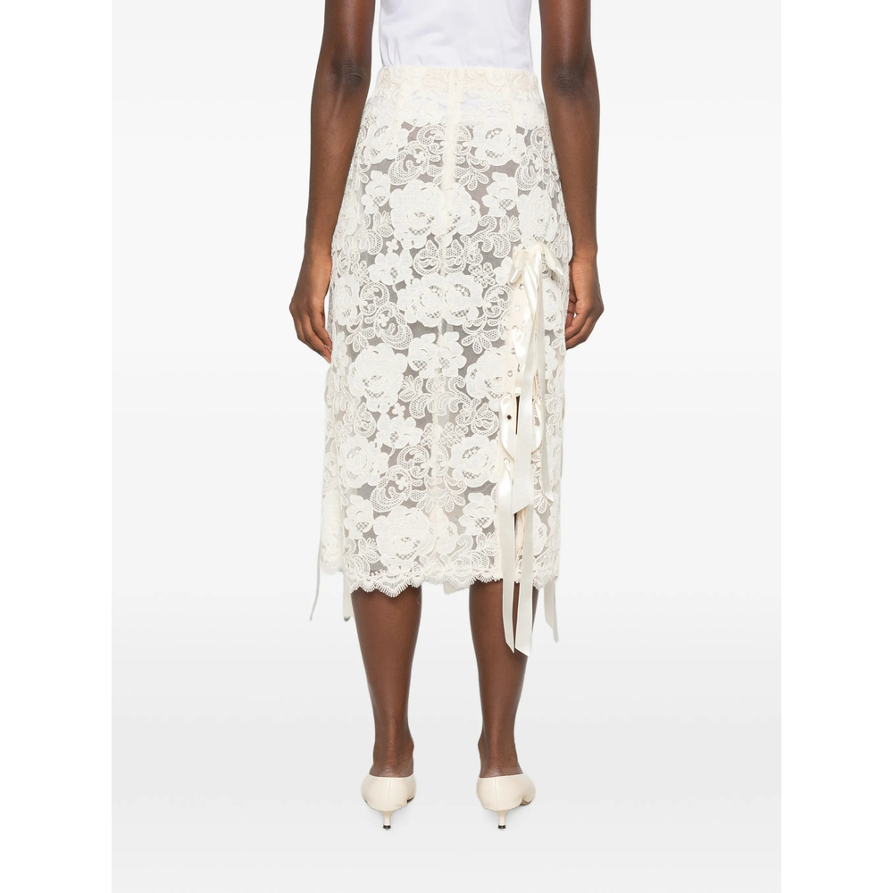 [Simone Rocha] Midi skirt FW26 3220 1298 ECRU