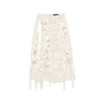 [Simone Rocha] Midi skirt FW26 3220 1298 ECRU