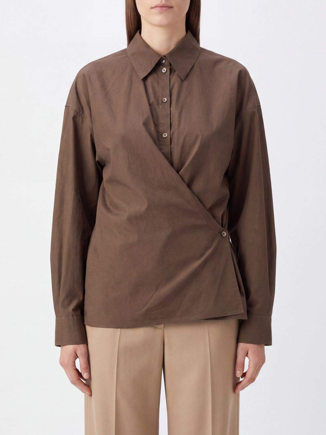 [LEMAIRE] Shirts Long Sleeve FW26 SH1141LF1500 BR477