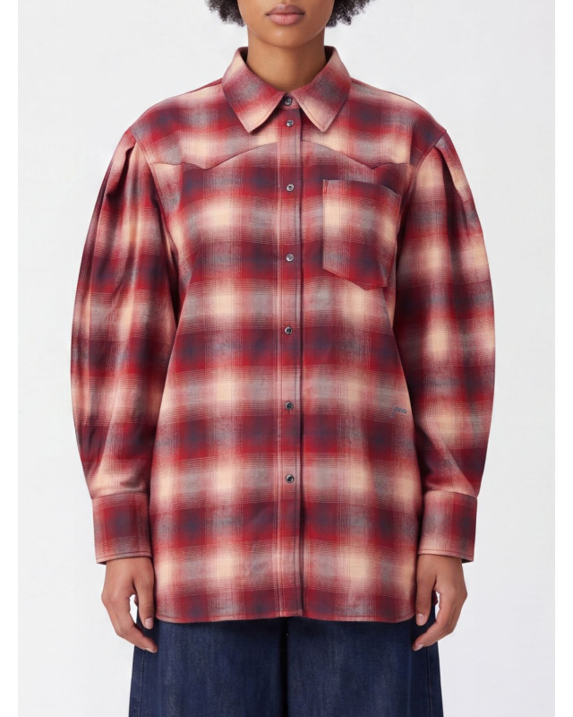[GANNI] Shirts Long Sleeve FW26 A1040415 266