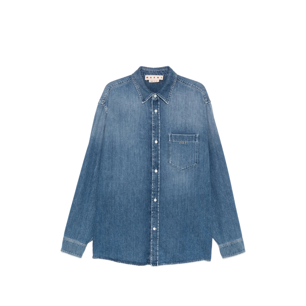 [Marni] Shirts Long Sleeve FW26 USCZ43 CUJU0396A0 00B60