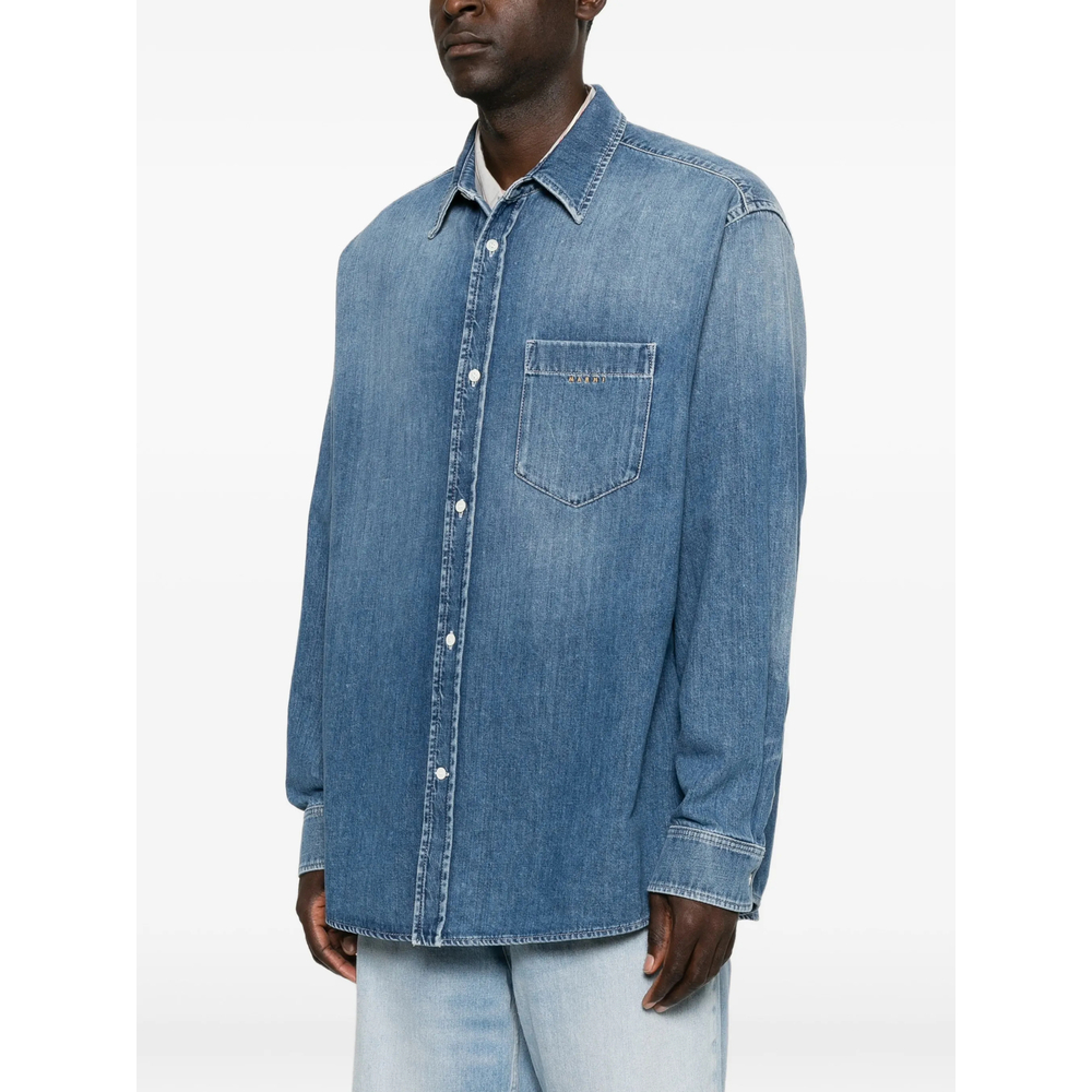 [Marni] Shirts Long Sleeve FW26 USCZ43 CUJU0396A0 00B60