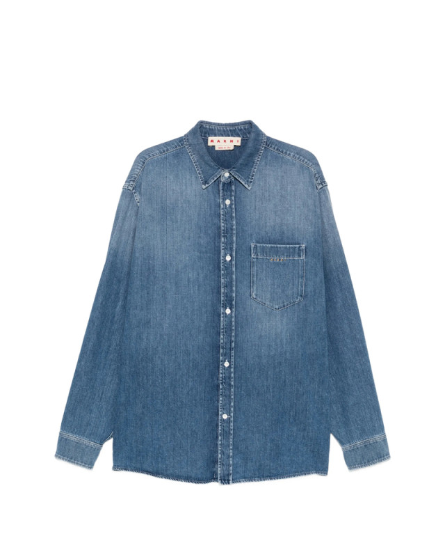 [Marni] Shirts Long Sleeve FW26 USCZ43 CUJU0396A0 00B60