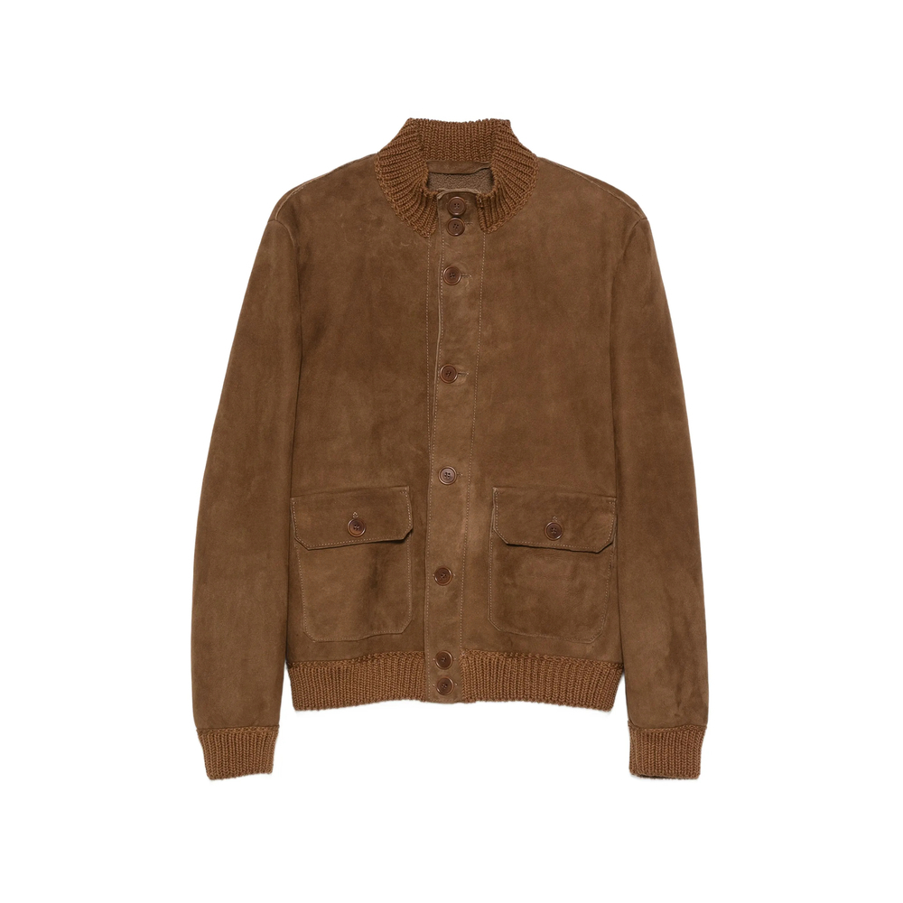 [Santoro] Leather Jacket FW26 51685-U  CAMEL