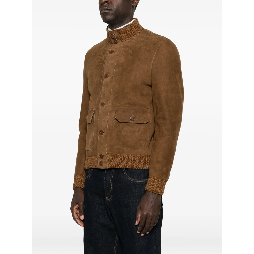 [Santoro] Leather Jacket FW26 51685-U  CAMEL