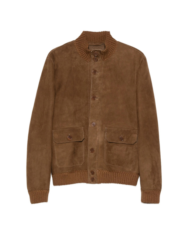 [Santoro] Leather Jacket FW26 51685-U  CAMEL