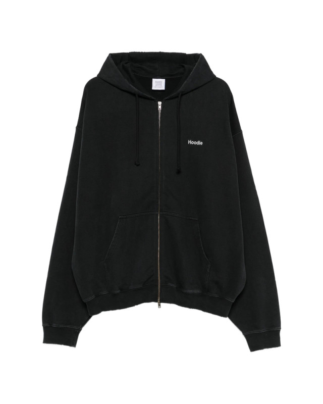[Vetements] Hoodie FW26 MH27ZU222B  BLACK