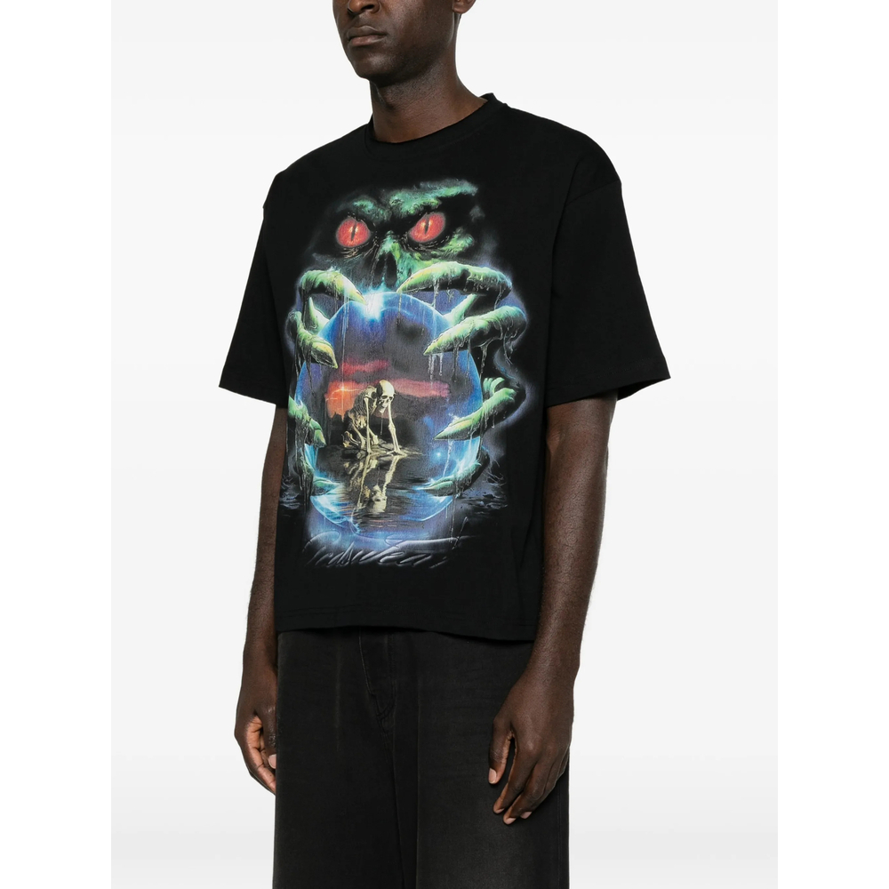 [GCDS] T-shirts Short Sleeve FW26 C2MBQC072J079  BLKGR