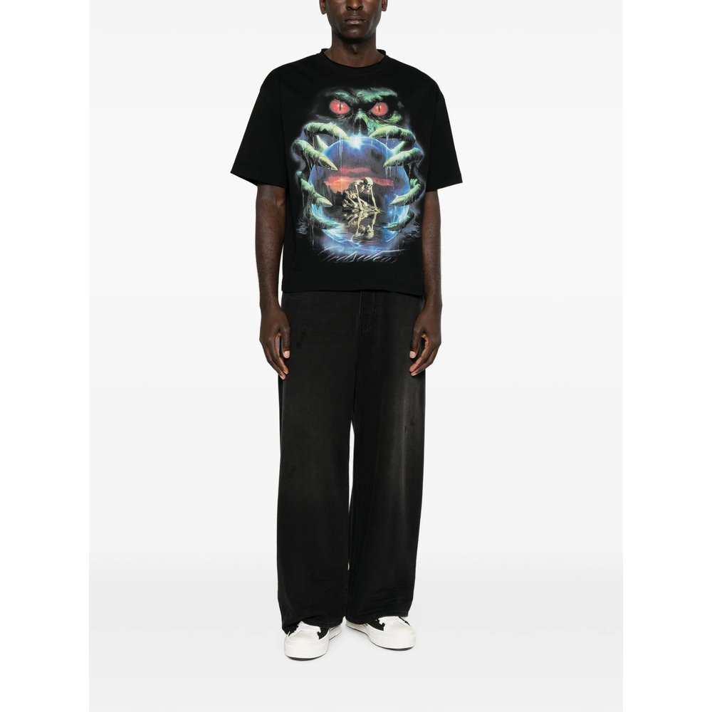 [GCDS] T-shirts Short Sleeve FW26 C2MBQC072J079  BLKGR