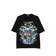 [GCDS] T-shirts Short Sleeve FW26 C2MBQC072J079  BLKGR
