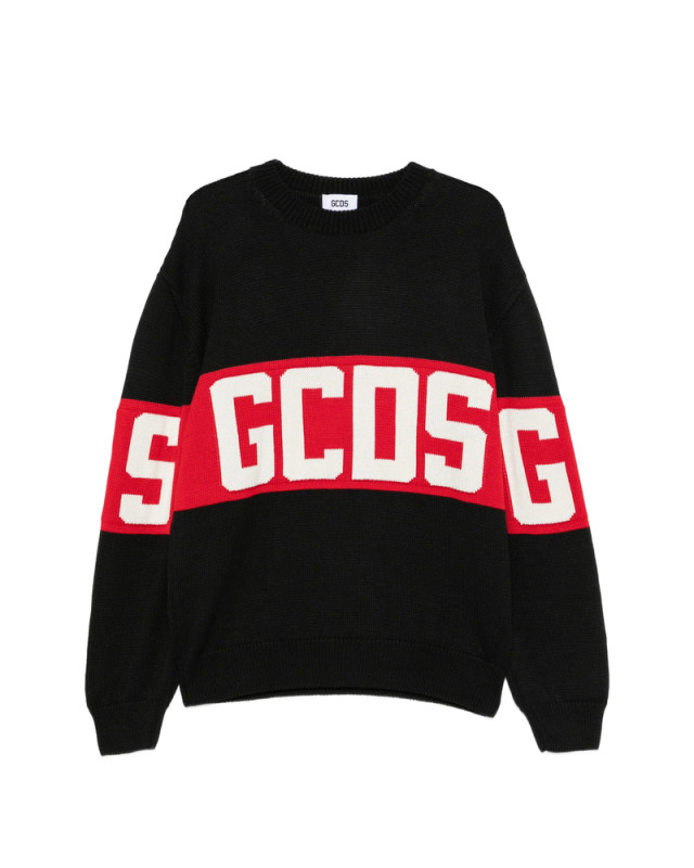 [GCDS] Sweatshirt FW26 Z0MLQF150K155  BLKRE