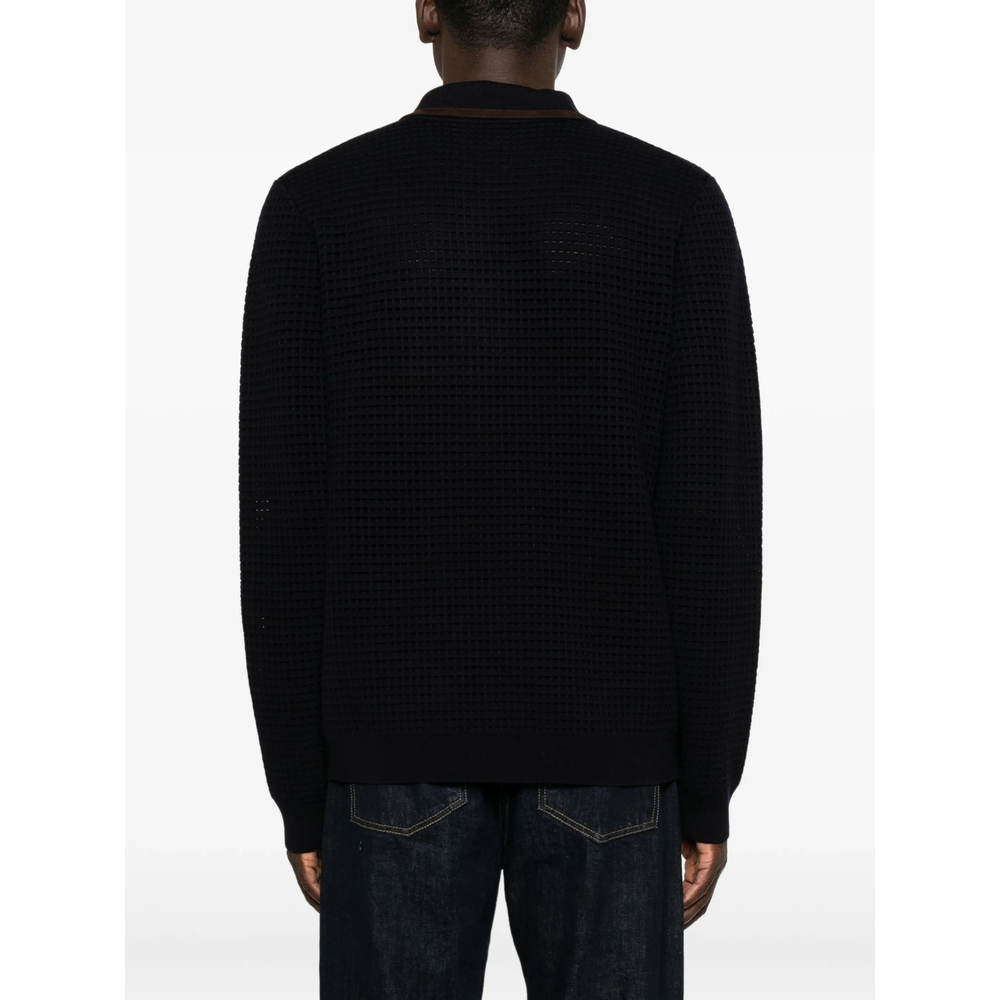 [Casablanca] Shirts Long Sleeve FW26 AW26-KW-1479 01 NAVY