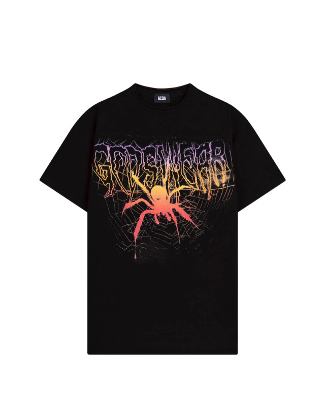 [GCDS] T-shirts Short Sleeve FW26 C2MBQC073J079  BLKOR