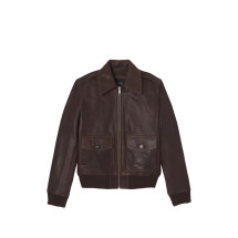 [A.P.C.] Leather Jacket FW26 PXCDG F32052 CAA