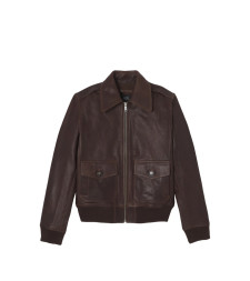 [A.P.C.] Leather Jacket FW26 PXCDG F32052 CAA