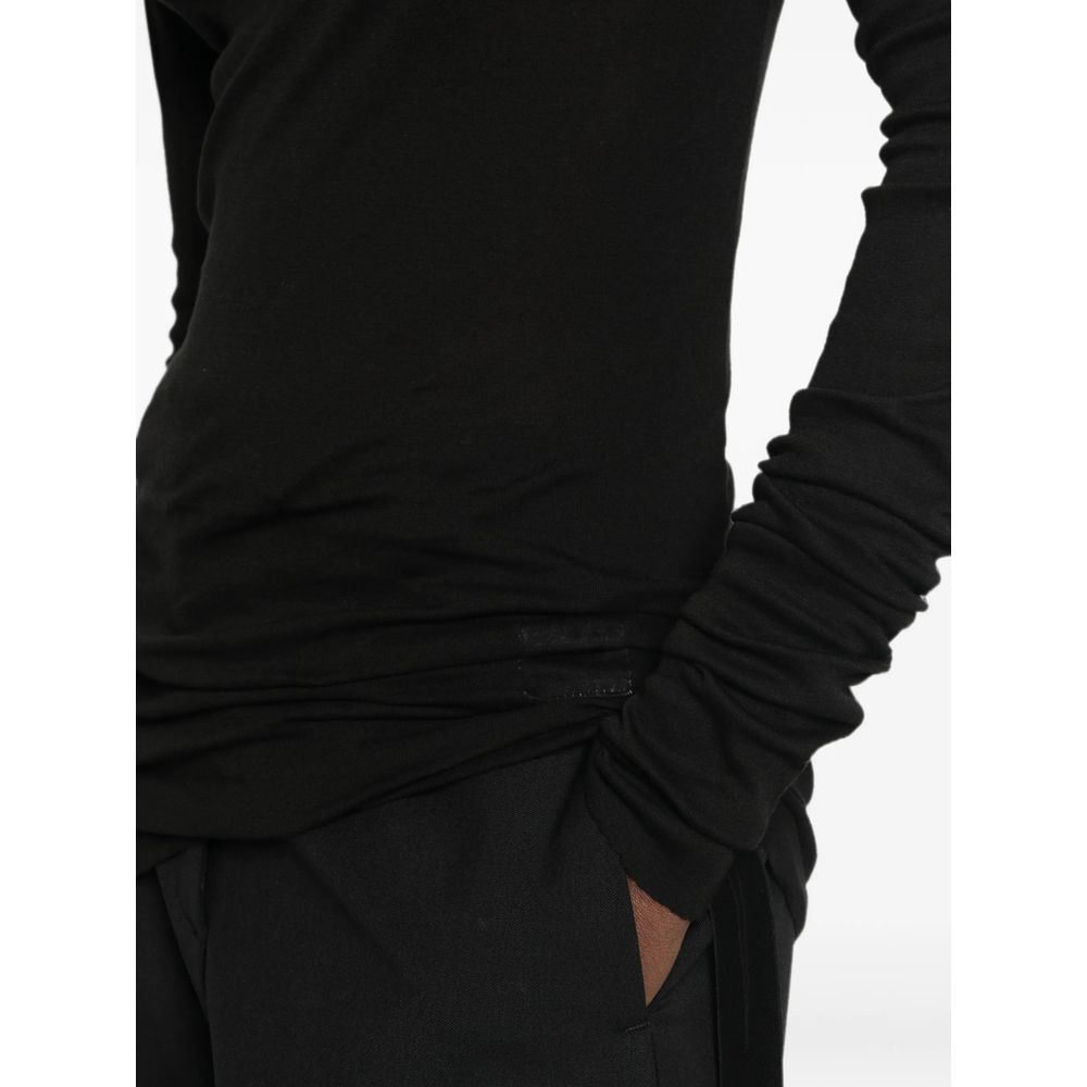 [RICK OWENS DRKSHDW] T-shirts Long Sleeve FW26 DS02F6217 BH 09