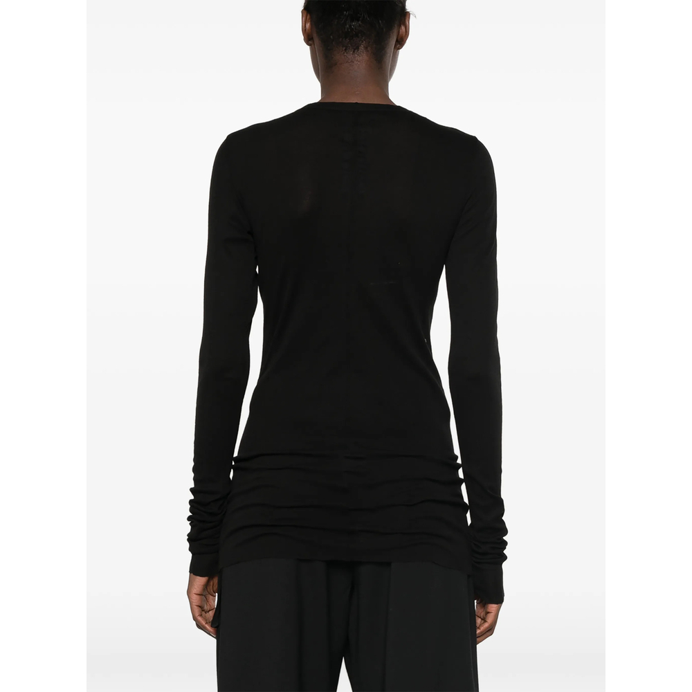 [RICK OWENS DRKSHDW] T-shirts Long Sleeve FW26 DS02F6217 BH 09