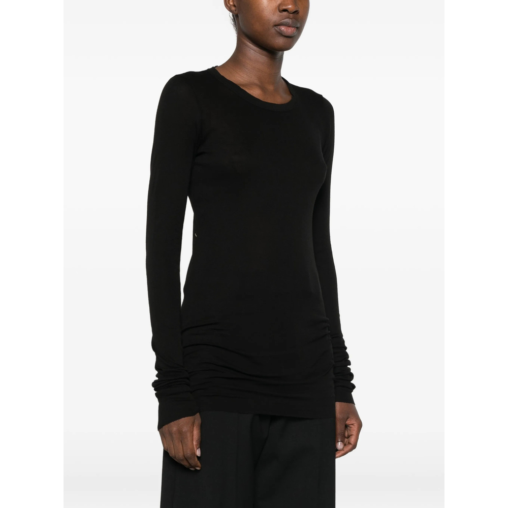 [RICK OWENS DRKSHDW] T-shirts Long Sleeve FW26 DS02F6217 BH 09