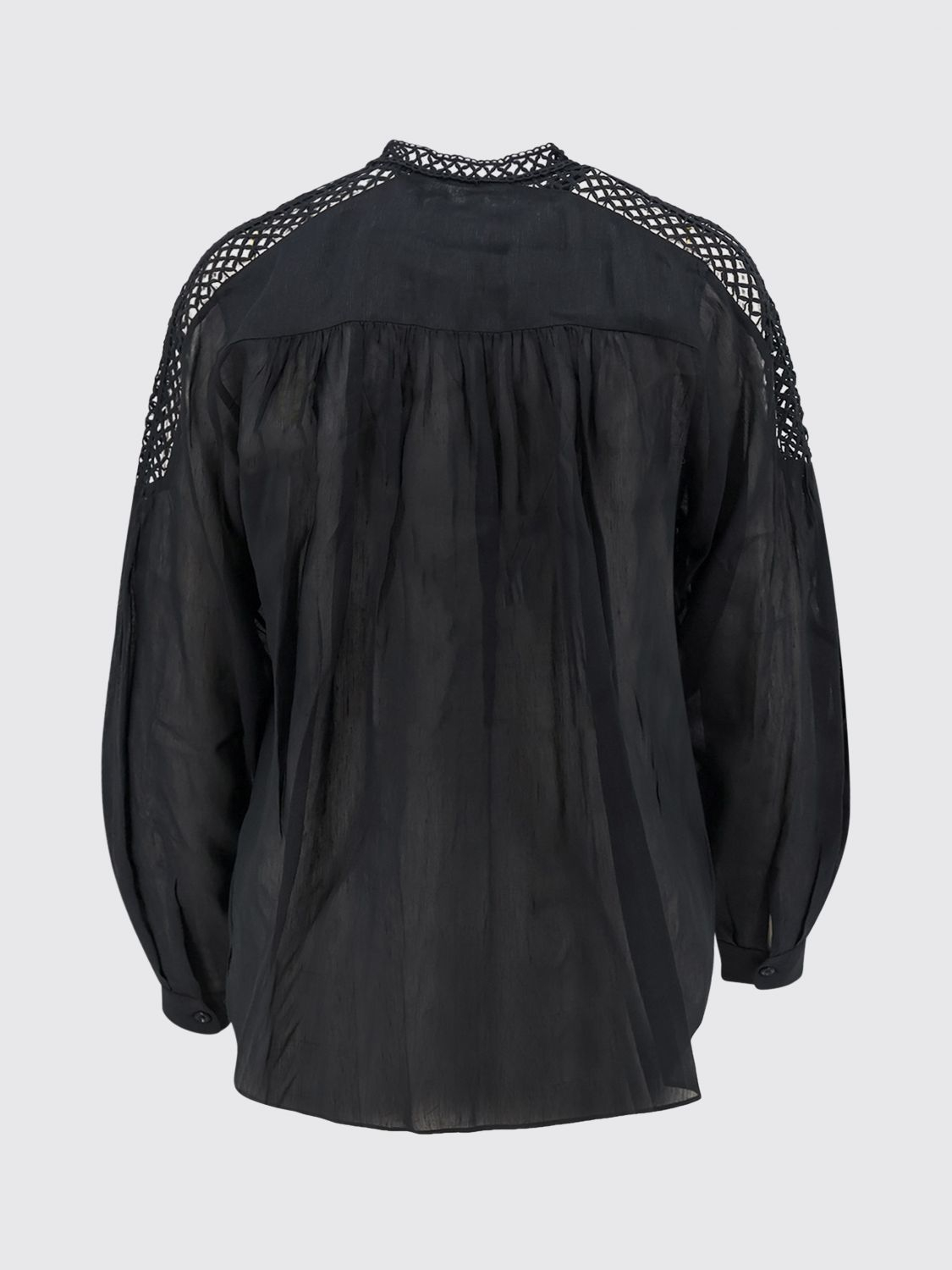 [Isabel Marant Etoile] Shirts Long Sleeve FW26 HT0942FAD3J04E 01BK
