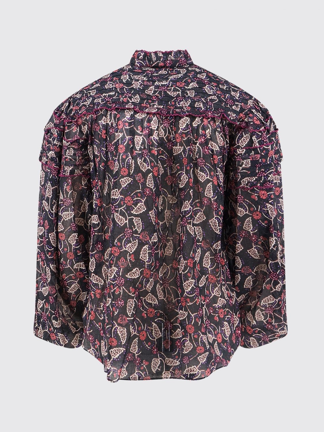 [Isabel Marant Etoile] Shirts Long Sleeve FW26 HT0914FAD3J03E BKRY