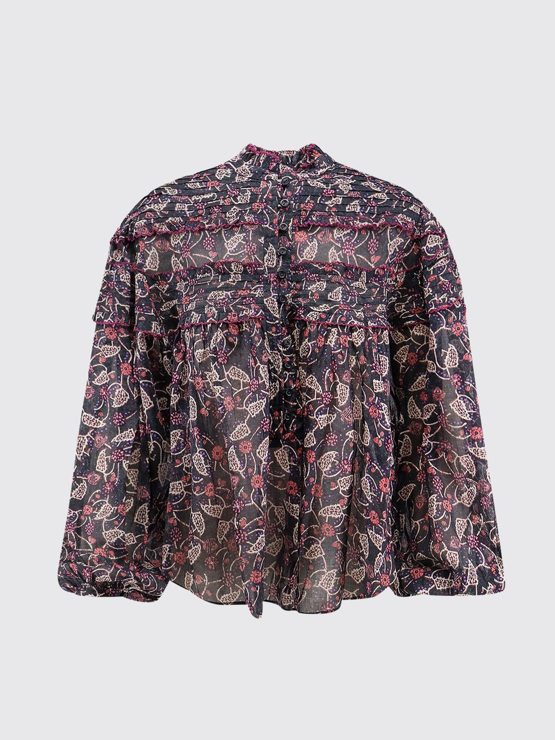 [Isabel Marant Etoile] Shirts Long Sleeve FW26 HT0914FAD3J03E BKRY