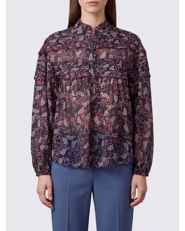 [Isabel Marant Etoile] Shirts Long Sleeve FW26 HT0914FAD3J03E BKRY