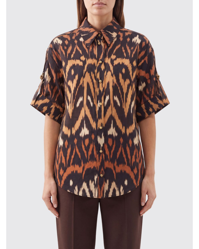 [Zimmermann] Shirts Short Sleeve FW26 8466TSS261CHCL IKT
