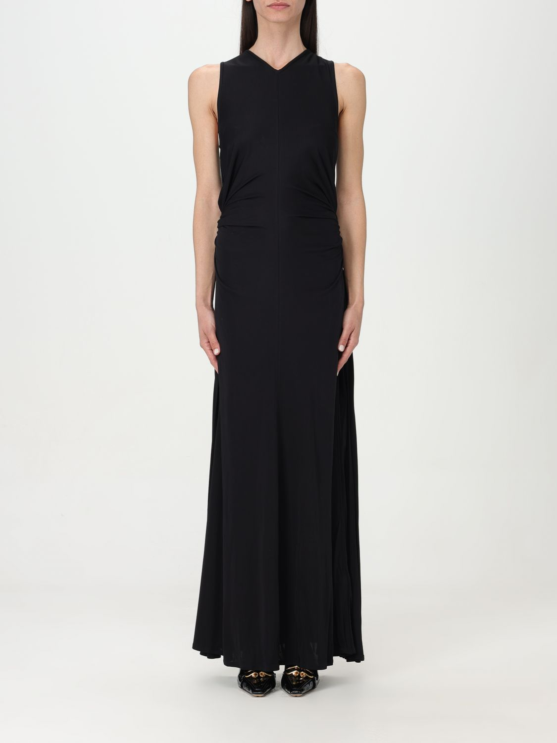 [Bottega Veneta] Sleeveless dress FW25 772479VKUQ0 1000