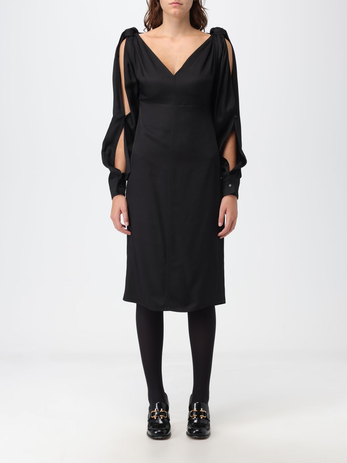 [Bottega Veneta] Long sleeve dress FW25 750275V35B0 1000