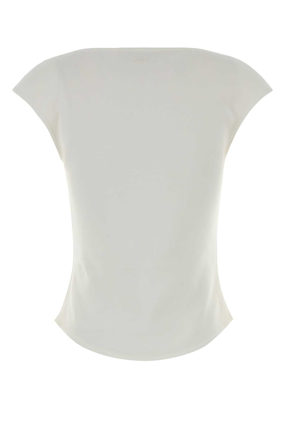 [Alaia] T-shirts Sleeveless FW26 AA9I0021J095C 000