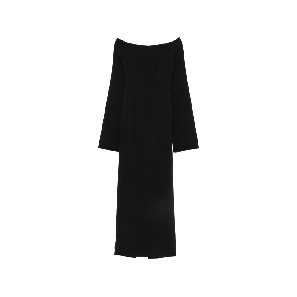 [Solace London] Long sleeve dress FW26 OS49015  BLACK