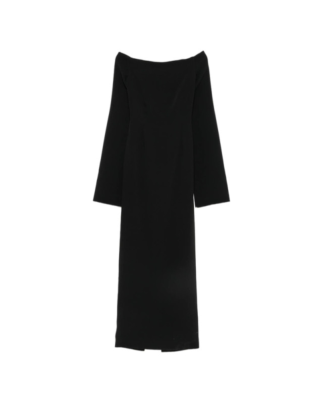 [Solace London] Long sleeve dress FW26 OS49015  BLACK